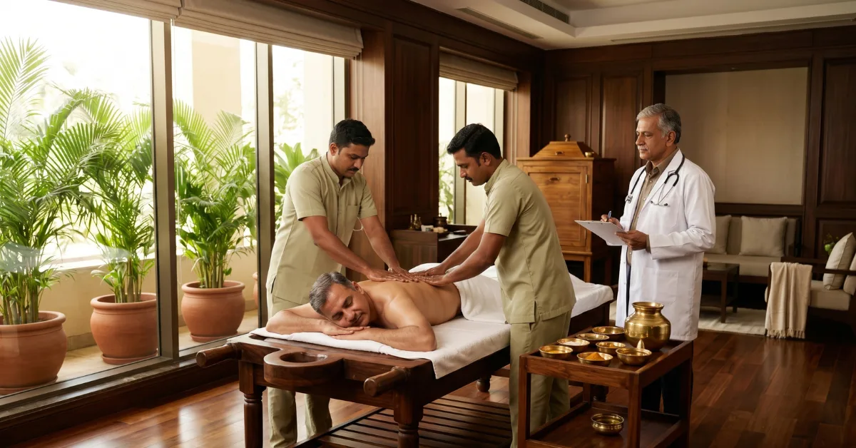 Abhyanga warm herbal oil massage in Dubai